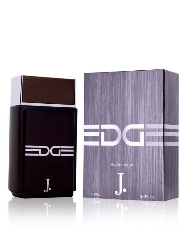 Junaid Jamshed Edge EDP Eau de Parfum 100ml bottle with sleek design and elegant packaging.