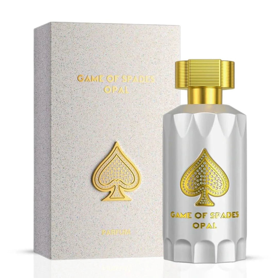 Jo Milano Paris Game of Spades Opal Eau de Parfum spray 90ml bottle with elegant design and Opal accents.