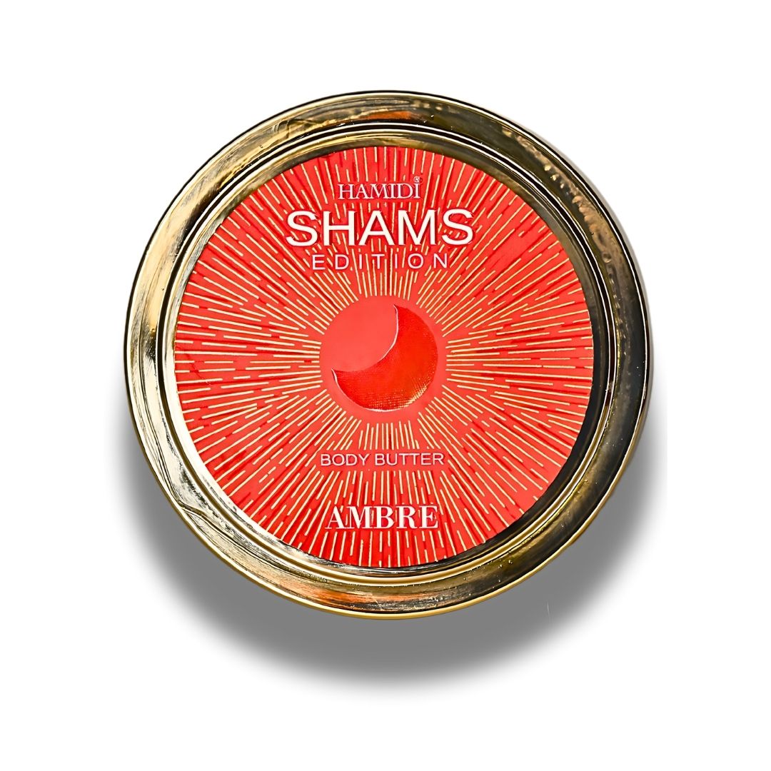 Hamidi Shams Edition Ambre Body Butter 250ML (8.5 OZ) By Hamidi | Ultra Moisturizing, Skin-Nourishing, Aromatic Fragrance. - Intense Oud