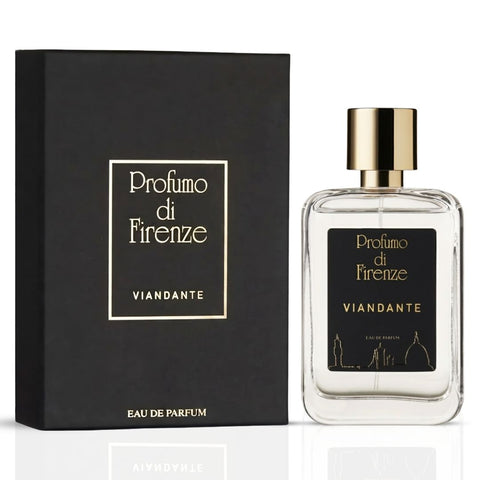 Profumo di Firenze Viandante Eau de Parfum spray 100ml bottle with elegant packaging and floral design.