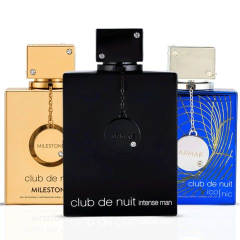 Club De Nuit Intense Man, Iconic & Milestone Eau de Parfum Sprays 200m