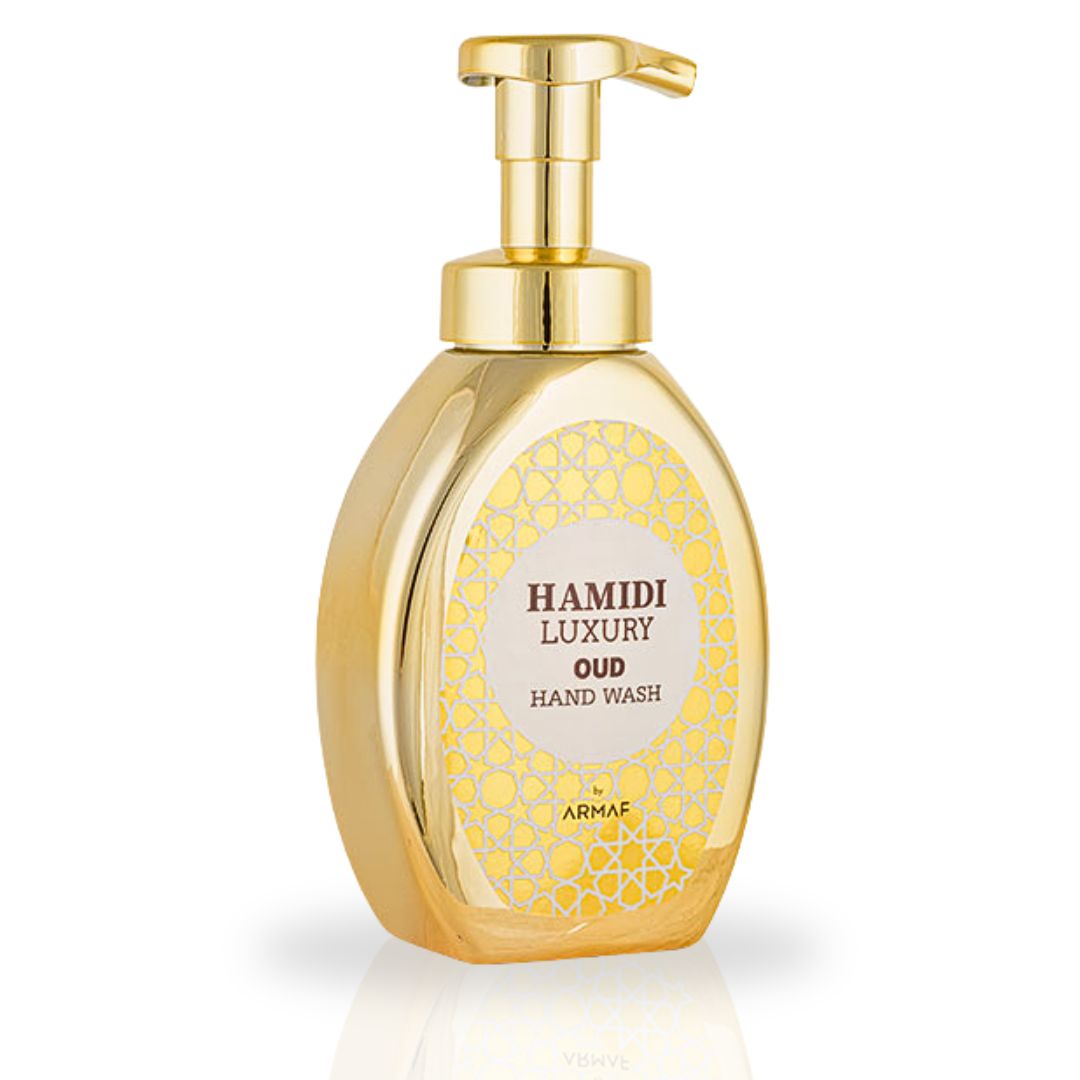LUXURY OUD HAND WASH 350ML (11.9 OZ) By Hamidi | Enticing & Ultra Moisturizing, Rejuvenates The Skin. - Intense Oud