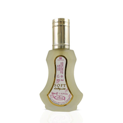 AUCTION Soft Eau de Parfum Spray 35ml (1.15 oz) by Al Rehab (Velvet Pouch)