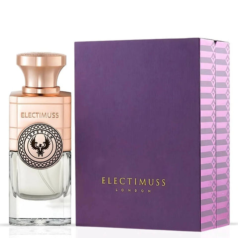 Electimuss London Imperium Parfum Spray 100ml EDP bottle with elegant black and gold design, showcasing the luxurious fragrance packaging.