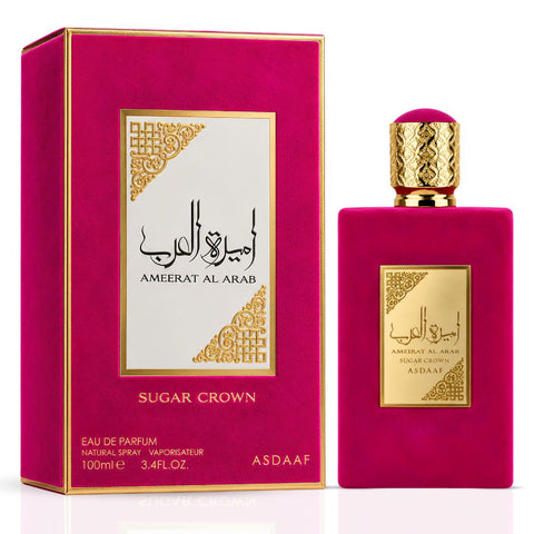 Asdaaf Ameerat Al Arab Sugar Crown Eau de Parfum Spray 100ml (3.4 oz) by Lattafa