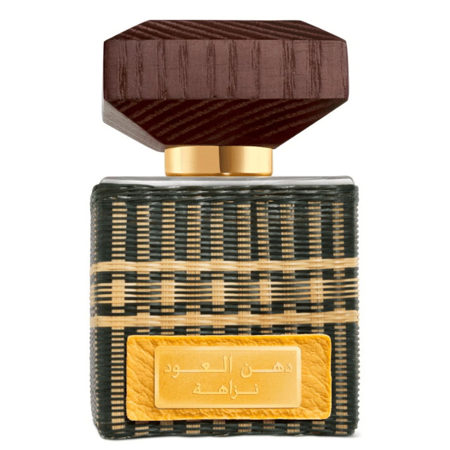 Rasasi Dhanal Oudh Nazaha EDP Eau De Parfum 45ML bottle showcasing elegant packaging and branding.