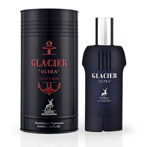 Glacier Ultra Eau De Parfum Spray 100ML (3.4 OZ) by Maison Alhambra | Express Individuality With This Timeless Scent. - Intense Oud