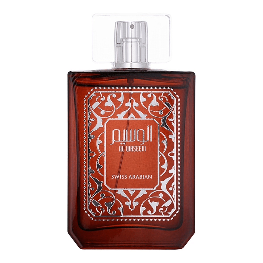 Swiss Arabian Al Waseem for Men EDP bottle, 100ml, Eau De Parfum with a sleek design and modern packaging.