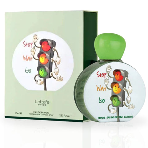 Stop Wait Go For Kids Eau De Parfum Spray 75ML (2.5 OZ) By Lattafa Pride | Fresh, Fruity, Gourmand Fragrance. - Intense Oud