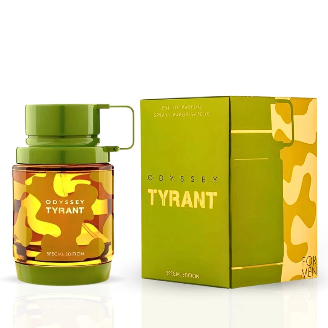 Odyssey Tyrant Special Edition Eau de Parfum Spray 100ml (3.4 Oz) by Armaf | Bold Citrus Meets Aromatic Warmth - Intense Oud