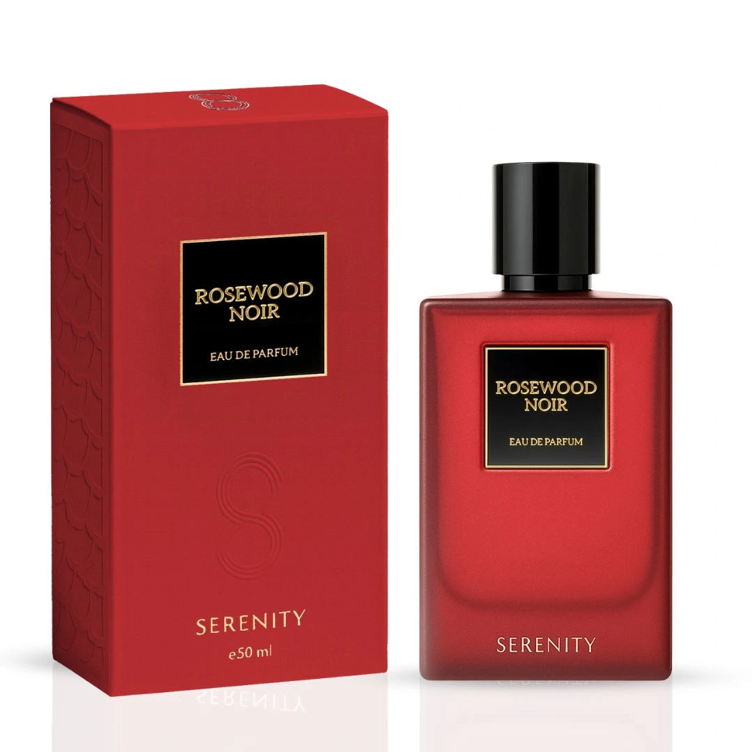 Rosewood Noir Eau de Parfum Spray 50ml (1.7 oz) by Serenity | Deep, Floral & Unforgettable - Intense Oud
