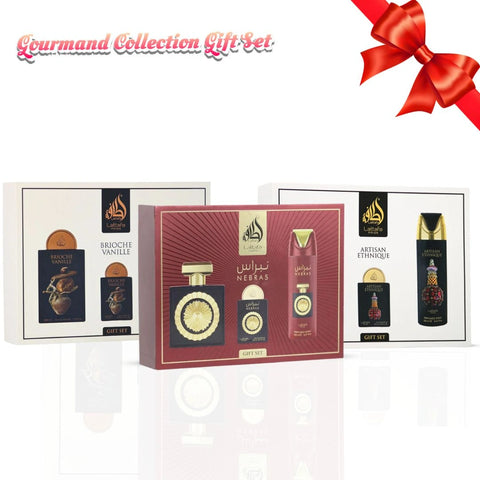 Nebras, Brioche Vanilla & Artisan Ethnique Gift Sets by Lattafa (Bundle)
