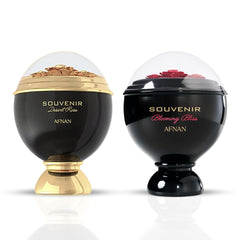 Souvenir Blooming Bliss & Souvenir Desert Rose Eau De Parfum Sprays 100ML (3.4 OZ) by Afnan | An Exotic Bundle of Creamy Vanilla, Coconut & Peach With Floral Elegance for a Luxurious Duo. - Intense Oud
