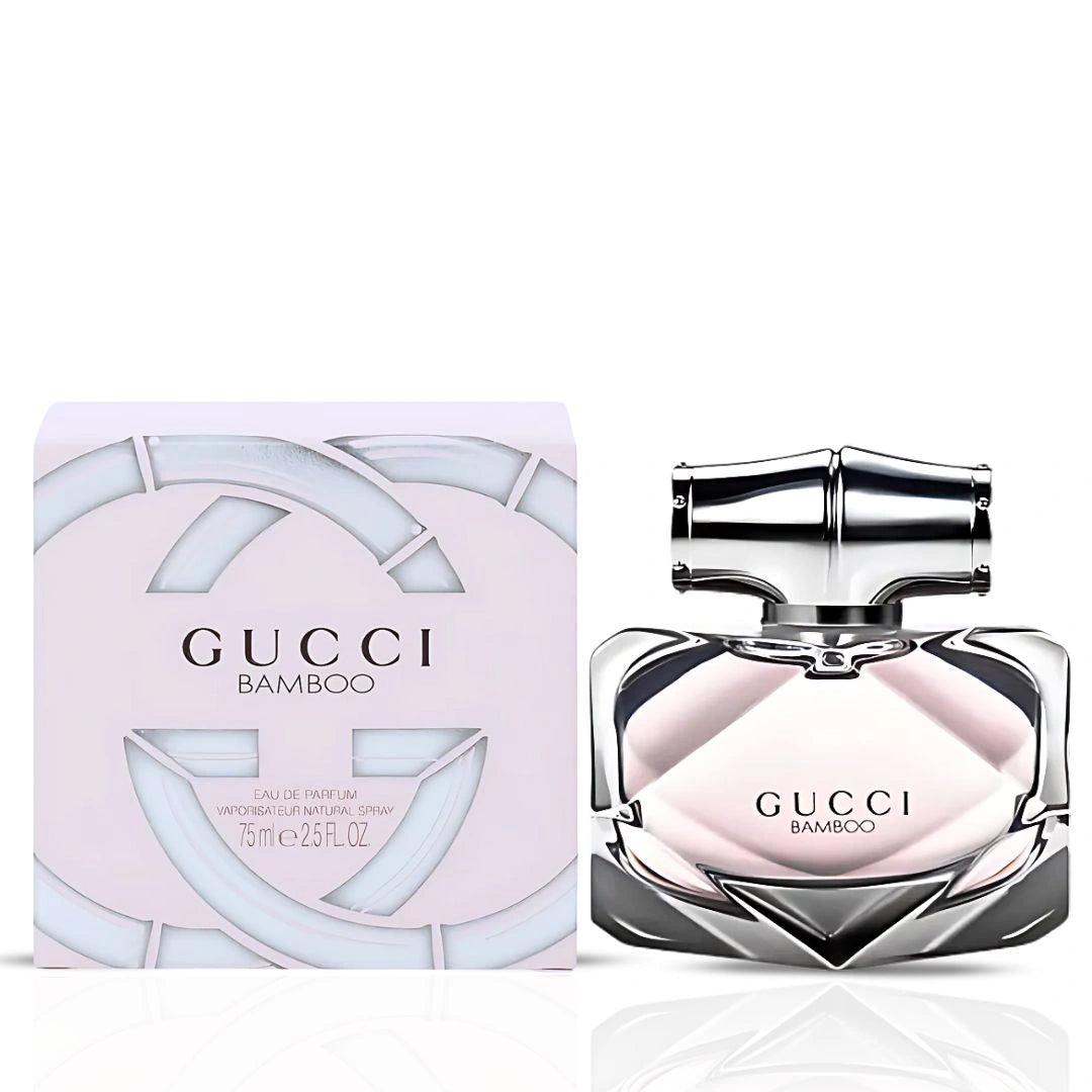 Gucci Bamboo for Women Eau de Parfum Spray 75ml (2.5 oz) | Bergamot’s Light, Lily’s Poise & Vanilla’s Embrace