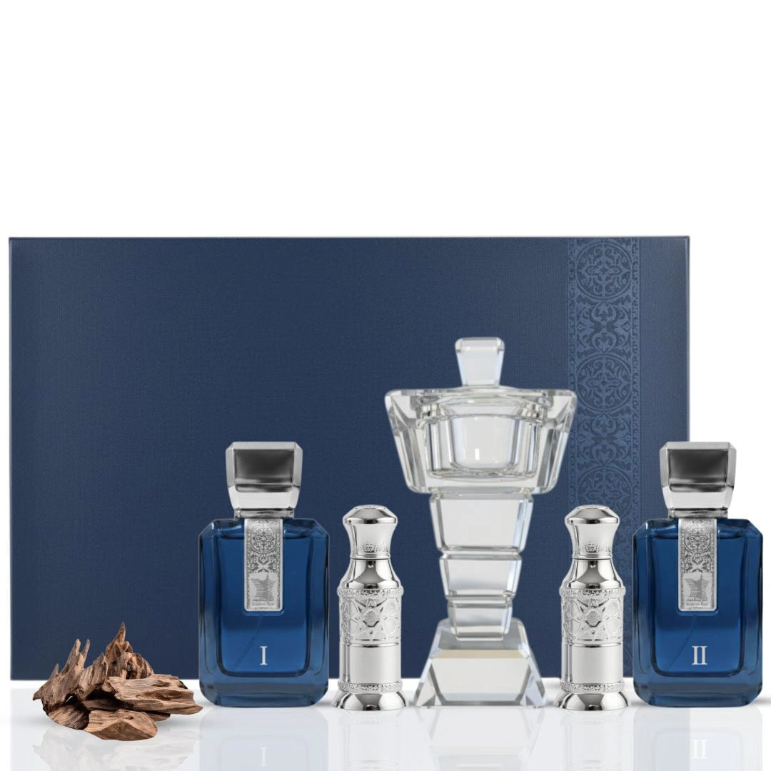 Al Arabiya Blue Collection 5 Piece Gift Set by Arabian Oud - Intense Oud