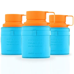 Odyssey Mandarin Sky Limited Edition EDP Spray 100ML (3.4 OZ) By Armaf | Long Lasting, Luxurious, Refreshing Aroma. (PACK OF 3) - Intense Oud