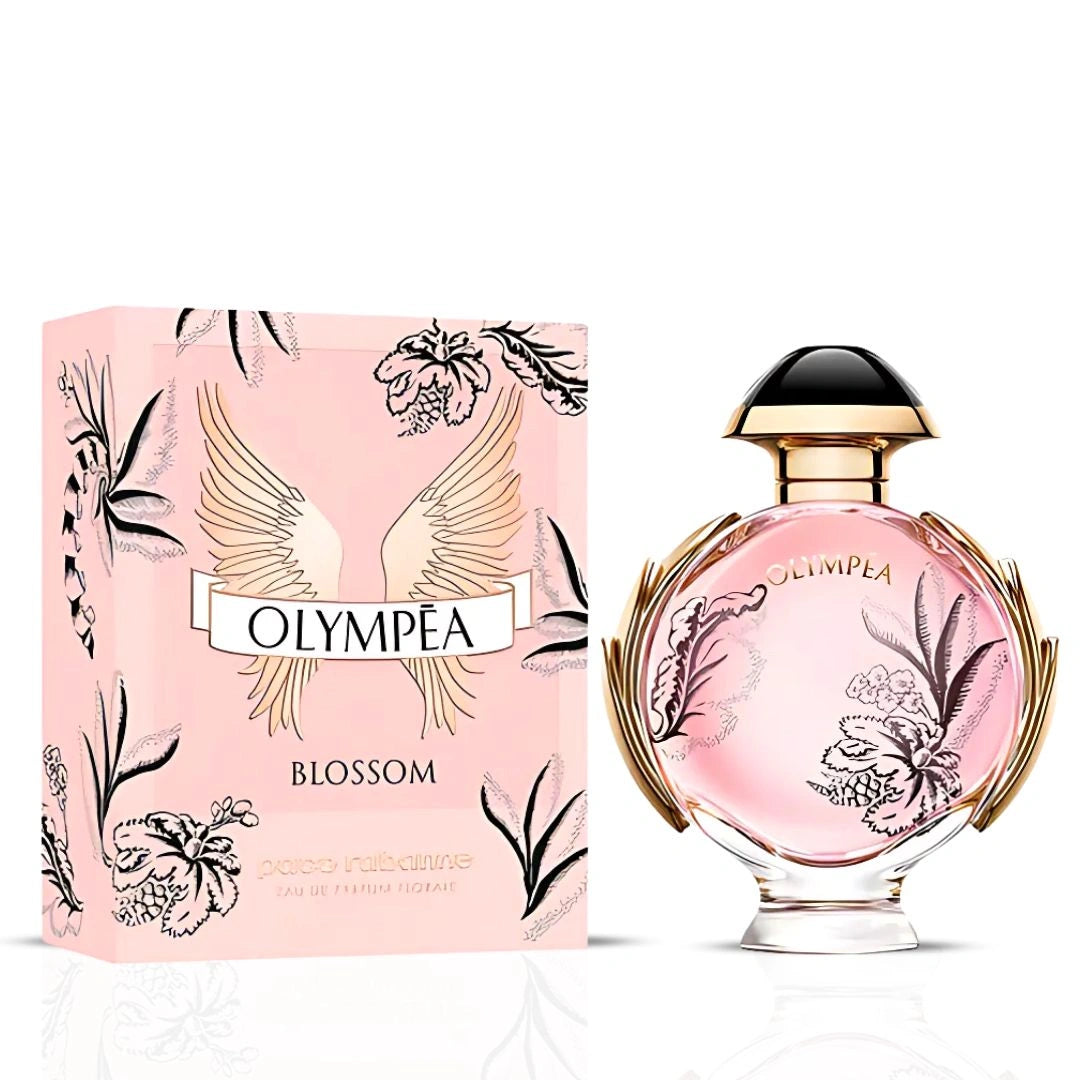 Paco Rabanne Olympea Blossom Eau De Parfum Florale Spray 50ml (1.7 oz) | A Floral That Dares to Be Salty-Sweet - Intense Oud