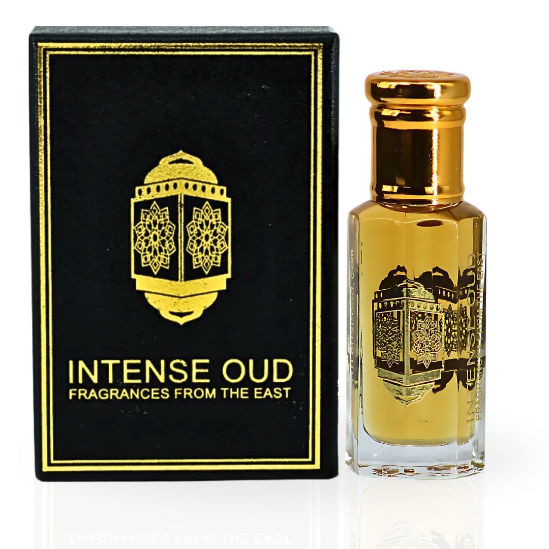 Attar Full Men Perfume Oil 12ml(0.40 oz) with Black Gift Box INTENSE OUD - Intense Oud