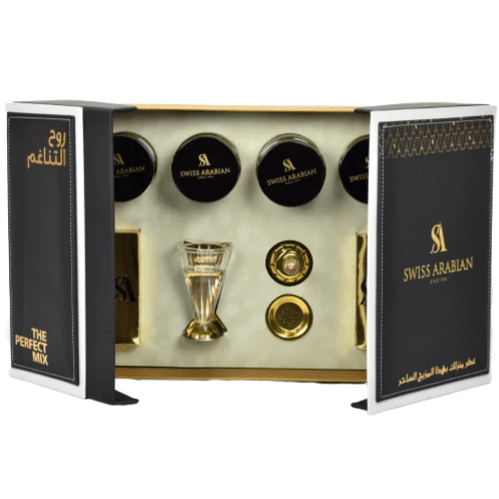 Bakhoor Mabkhara Gift Set by Swiss Arabian Intense Oud