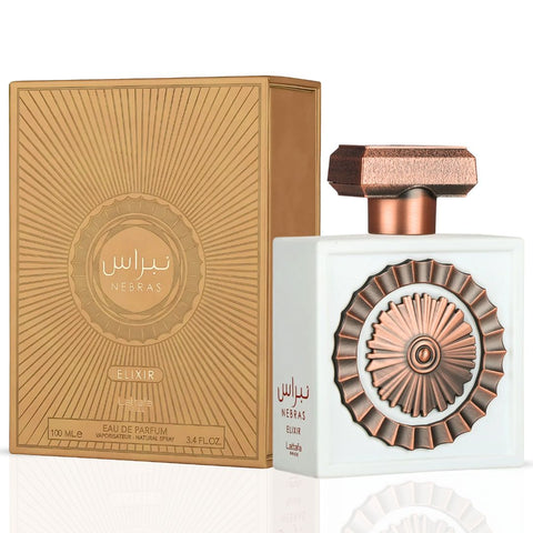 Nebras Elixir Eau de Parfum Spray 100ml (3.4 oz) by Lattafa Pride - Intense Oud