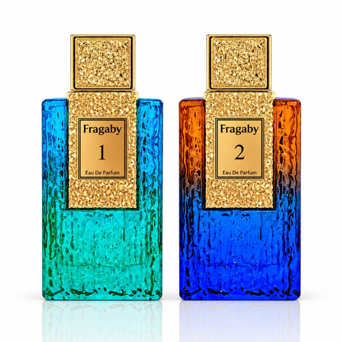Fragaby I & II Eau de Parfum Sprays 100ml (3.4 oz) by Risala Elite (Bundle)