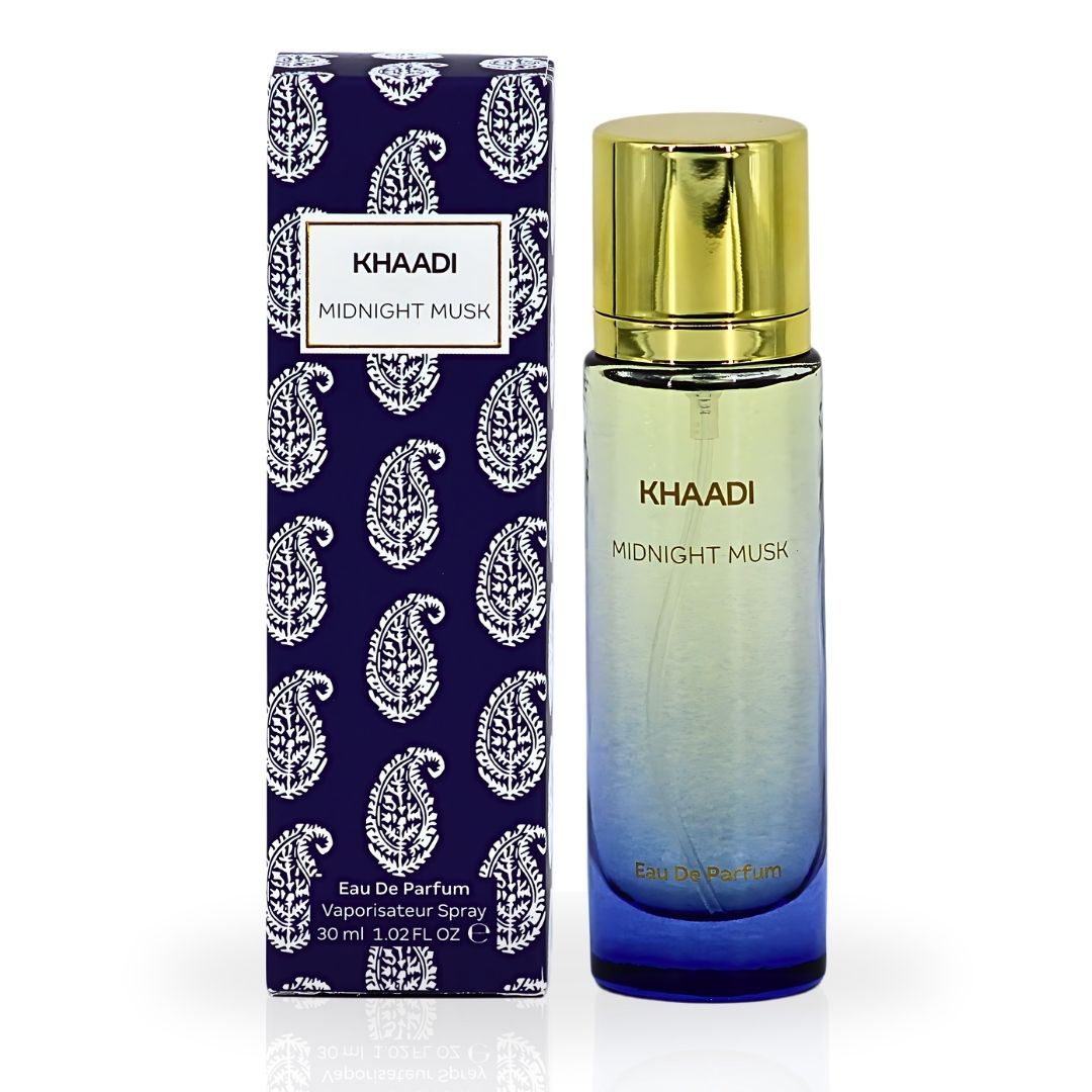 Midnight Musk EDP Spray 30ML (1.02 OZ) by Khaadi | Long Lasting, Citrusy, Floral, Sensual Fragrances. - Intense Oud