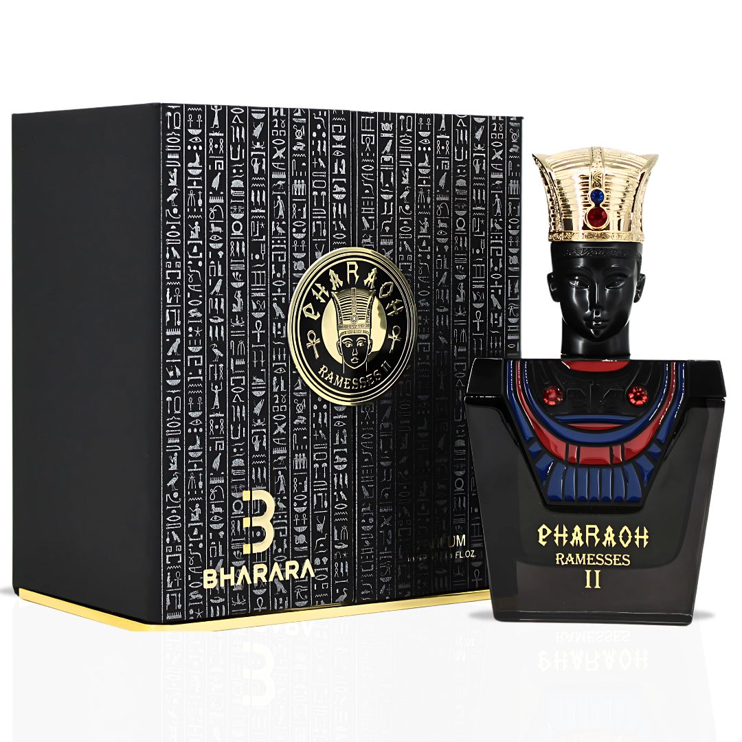 Pharaoh Ramesses II Eau De Parfum Spray 100ML (3.4 OZ) By BHARARA | Bold, Spicy & Deeply Smoky With A Luxurious Finish Of Oud, Leather & Vanilla. - Intense Oud
