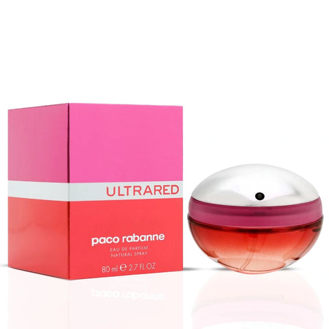 Paco Rabanne Ultrared Eau de Parfum Spray 80ml (2.7 oz) | A Candy-Shop Daydream with a Spicy Wink - Intense Oud