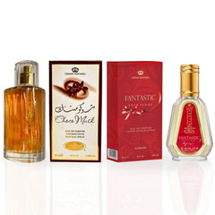 Choco Musk & Fantastic - EDP Sprays 50ML by Al Rehab | A Perfect Pairing Of Sweet Chocolate And Fresh Florals. (BUNDLE) - Intense Oud