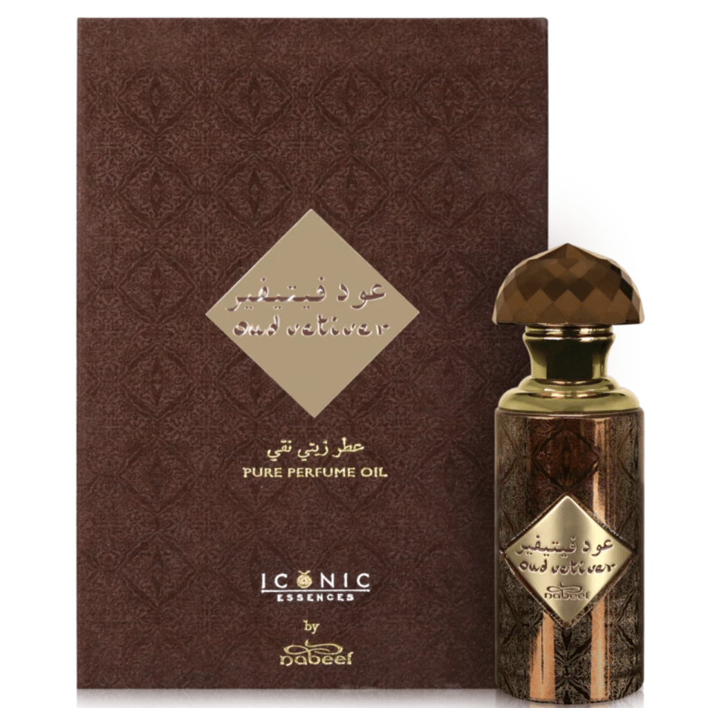 Oud Vetiver Perfume Oil - 15 ML (0.5 oz) by Nabeel - Intense oud