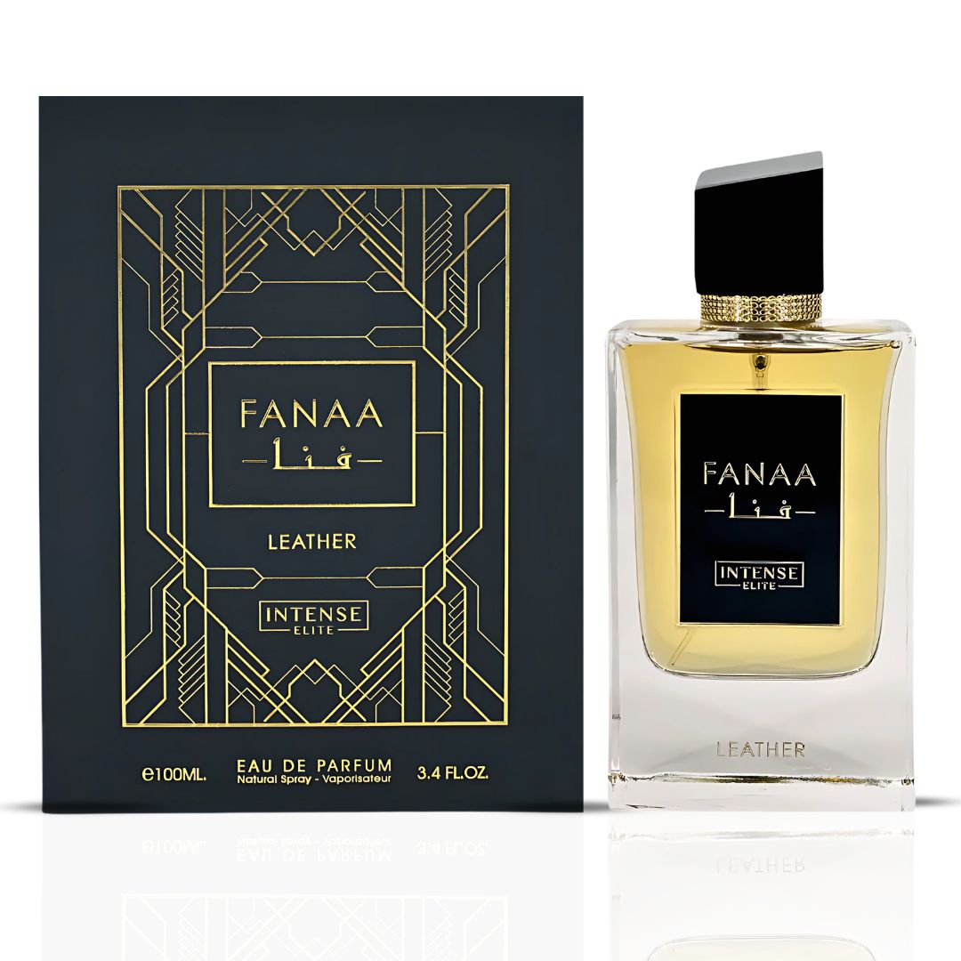 FANAA Leather for Men EDP - Eau De Parfum 100 ML (3.4 Oz) I By Intense Elite - Intense Oud