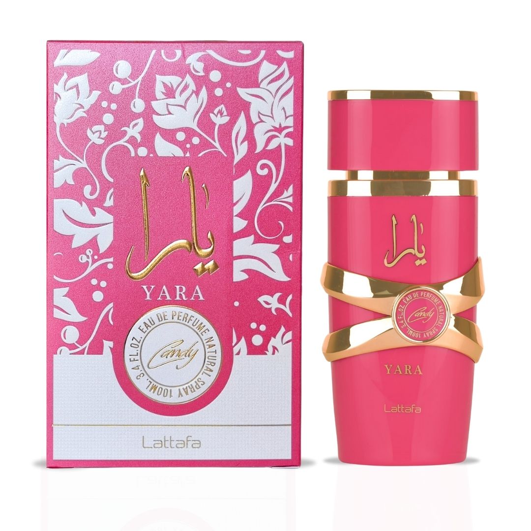 Yara Candy Eau De Parfum Spray 100ML (3.4 OZ) By Lattafa | Indulge In A Playful Burst Of Fruity Sweetness. - Intense Oud