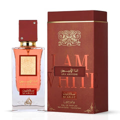 Ana Abiyedh Scarlet Eau de Parfum Spray 60ml (2.04 oz) by Lattafa | Sweetness With A Bold Edge - Intense Oud