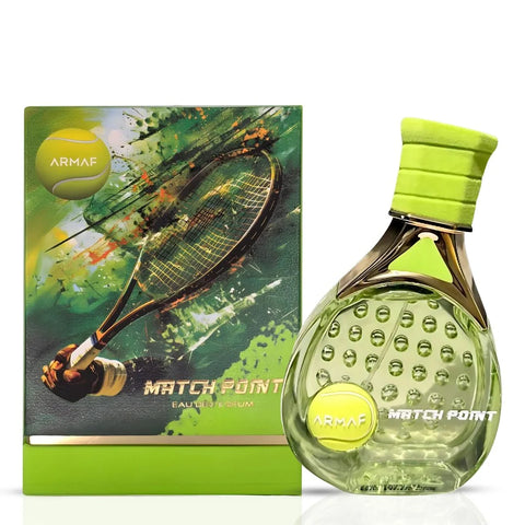 Match Point Eau de Parfum Spray 100ml (3.4 oz) by Armaf | Bold, Energetic & Masculine - Intense Oud