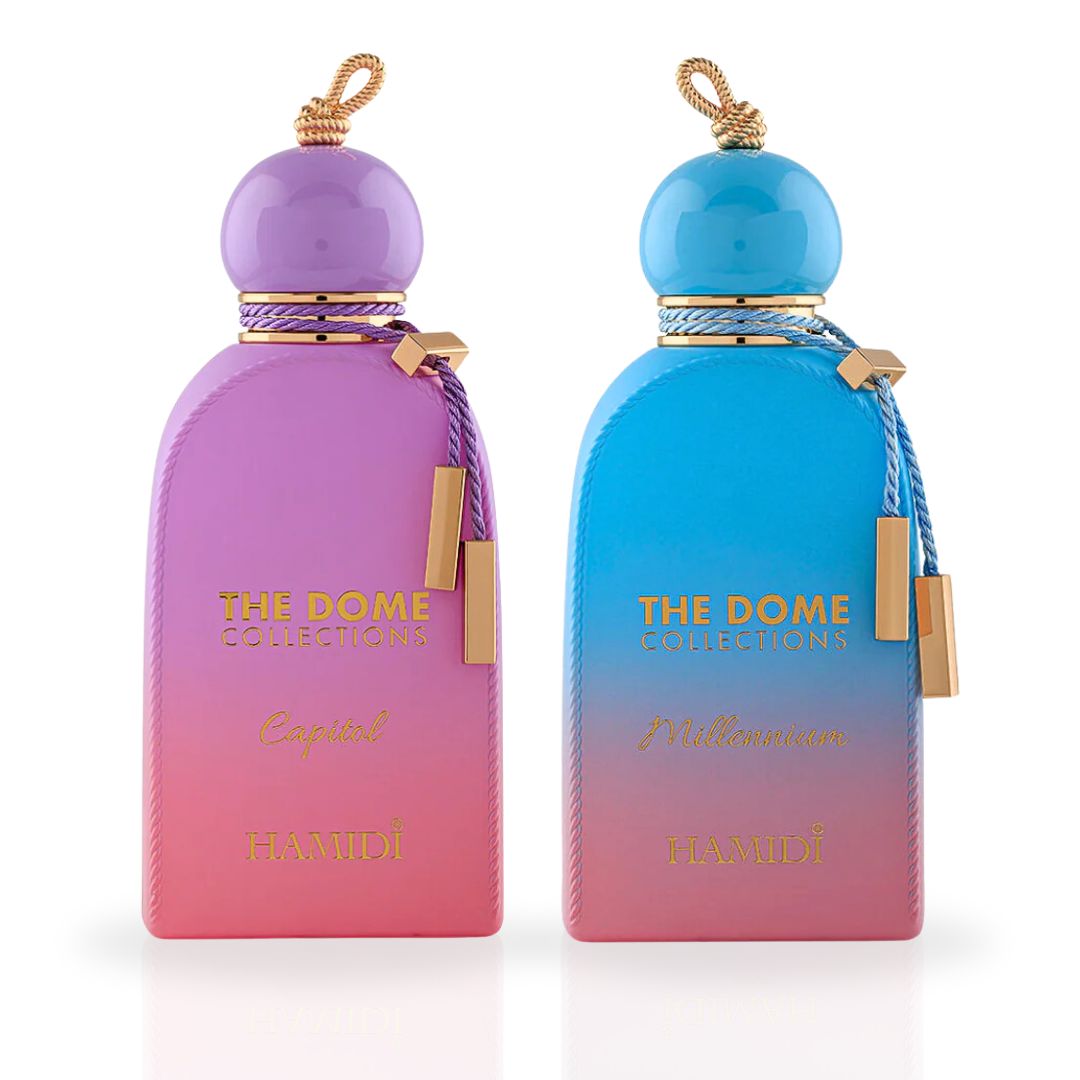 The Dome Capitol & The Dome Millennium - EDP Sprays 100ML (3.4OZ) By Hamidi | Indulge in the Timeless Beauty of This Modern Era Fragrances. (MYSTIC BUNDLE) - Intense Oud