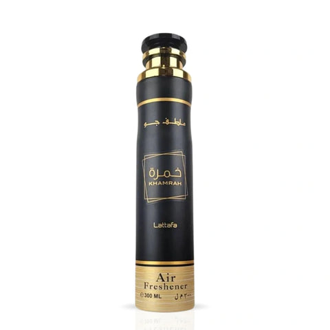 Khamrah Air Freshener 300ML (10.1 OZ) by Lattafa | Rich Notes, Luxe Vibes—Let Every Room Exude Elegance. - Intense Oud