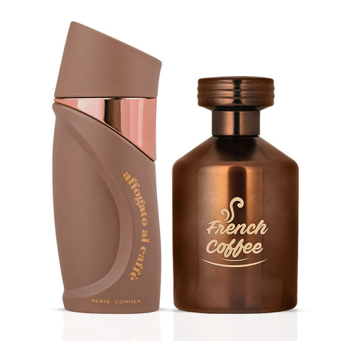 Affogato al Caffè by Paris Corner & French Coffee Perfume By Al-Rehab Eau de Parfum Sprays 100ml (3.4 oz) (Bundle)