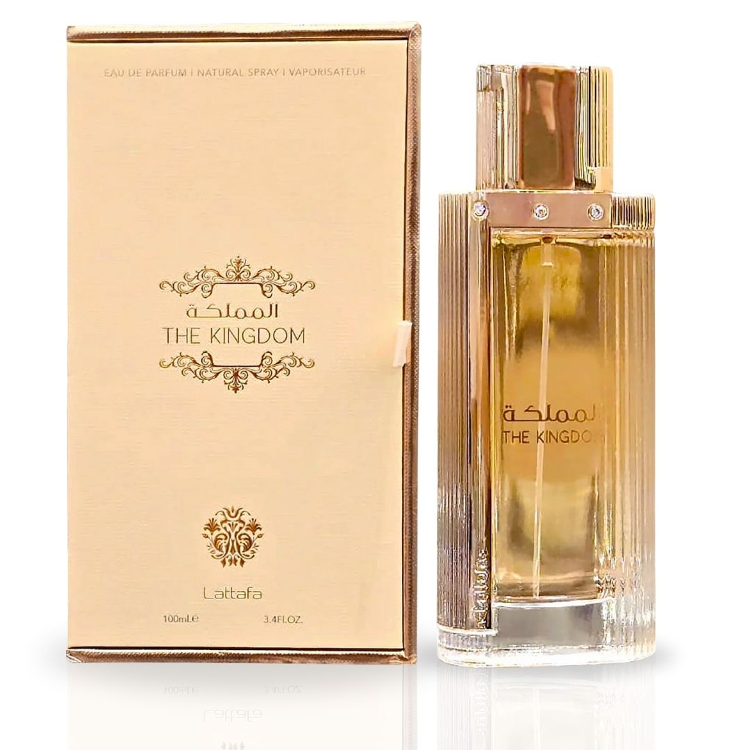 The Kingdom for Women EDP Spray 100ML (3.4 OZ) by Lattafa | Long Lasting, Luxurious, Captivating Fragrances. - Intense Oud