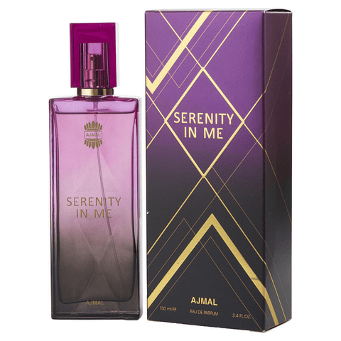 Ajmal Serenity in Me for Women 100ml Eau De Parfum bottle with elegant packaging and floral design.
