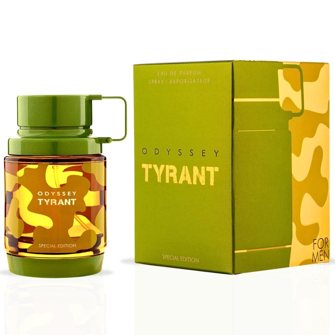 Odyssey Tyrant Special Edition EDP Spray 60ML (2.02 OZ) by Armaf | Long Lasting, Exquisite, Signature Scents. - Intense Oud