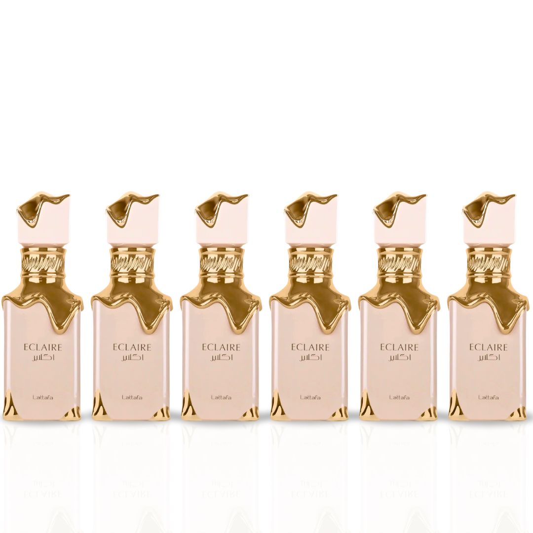 Eclaire EDP Spray 100ML (3.4 OZ) By Lattafa | Long Lasting & Enchanting Fragrance For Women. (PACK OF 6) - Intense Oud