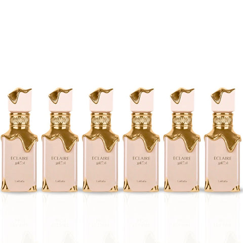 Eclaire EDP Spray 100ML (3.4 OZ) By Lattafa | Long Lasting & Enchanting Fragrance For Women. (PACK OF 6) - Intense Oud