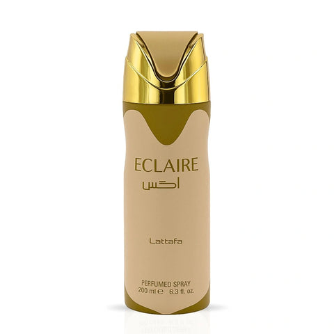 Eclaire Deodorant Spray 200ML (6.7 OZ) by Lattafa | A Gourmand Fantasy of Caramel & Praline—Softened by Blooms & Musk. - Intense Oud