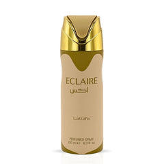 Eclaire Deodorant Spray 200ML (6.7 OZ) by Lattafa | A Gourmand Fantasy of Caramel & Praline—Softened by Blooms & Musk. - Intense Oud