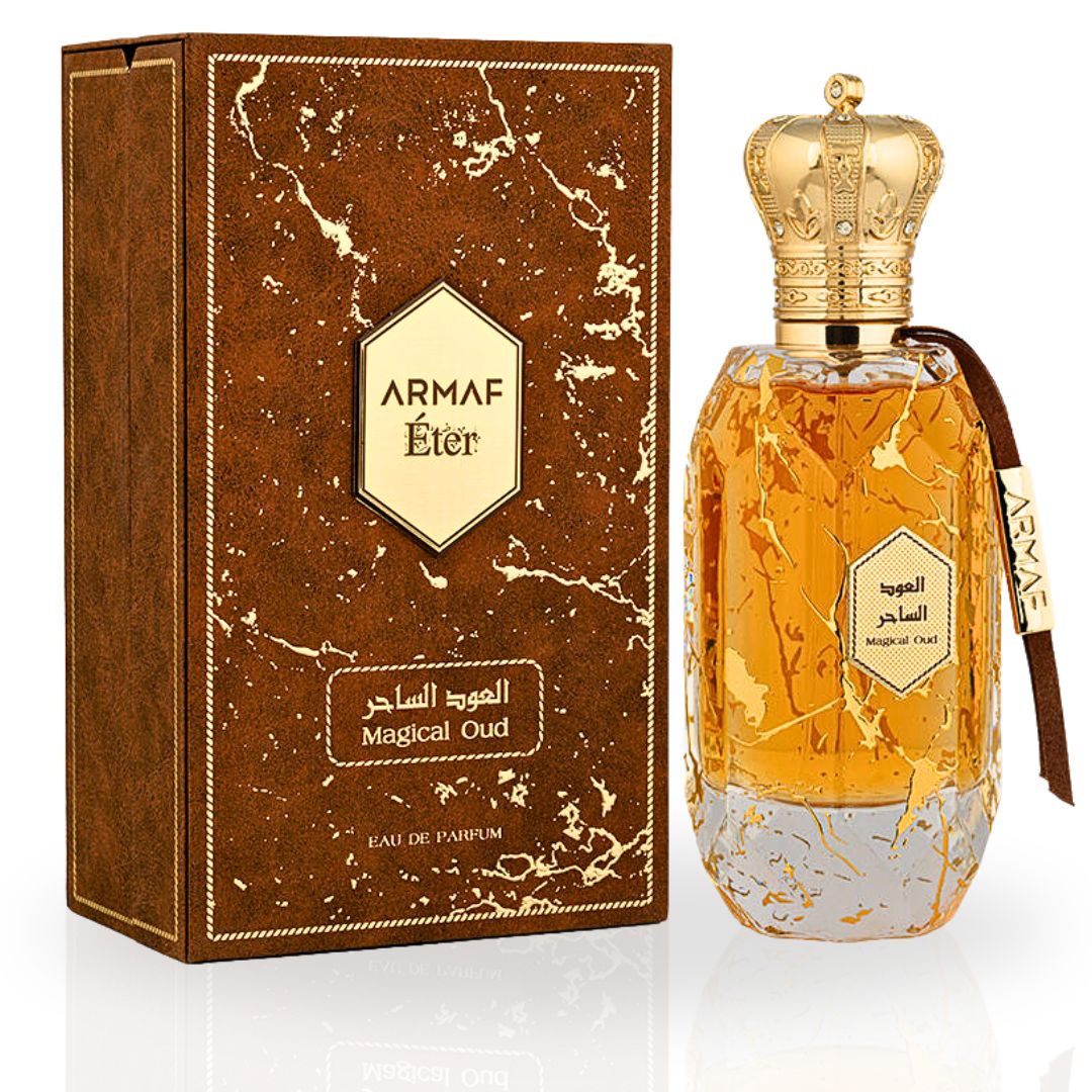 Armaf Eter Magical Oud EDP Spray 100ML (3.4 OZ) By Armaf | A Harmonious Blend of Vibrant Spices, Florals, Woody Elements. - Intense Oud
