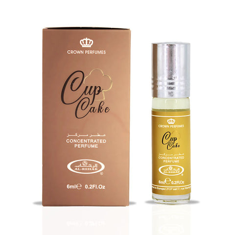 Cupcake Perfume Oil CPO 6ML (0.2 OZ) By Al Rehab | Citrus, Creamy Vanilla & Amber For A Cozy, Sweet Finish. (Pack Of 6) - Intense Oud