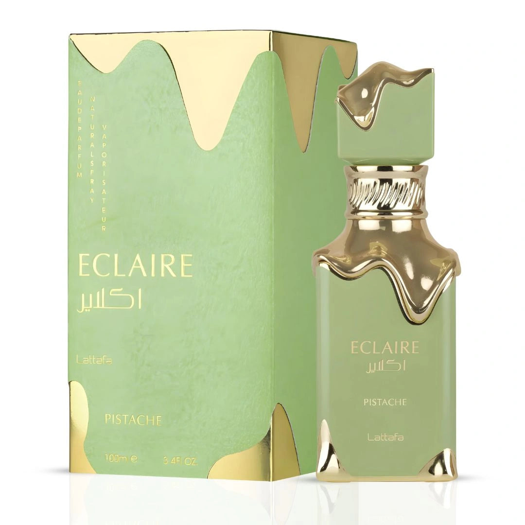 Eclaire Pistache Eau de Parfum Spray 100ml (3.4oz) by Lattafa - Intense Oud