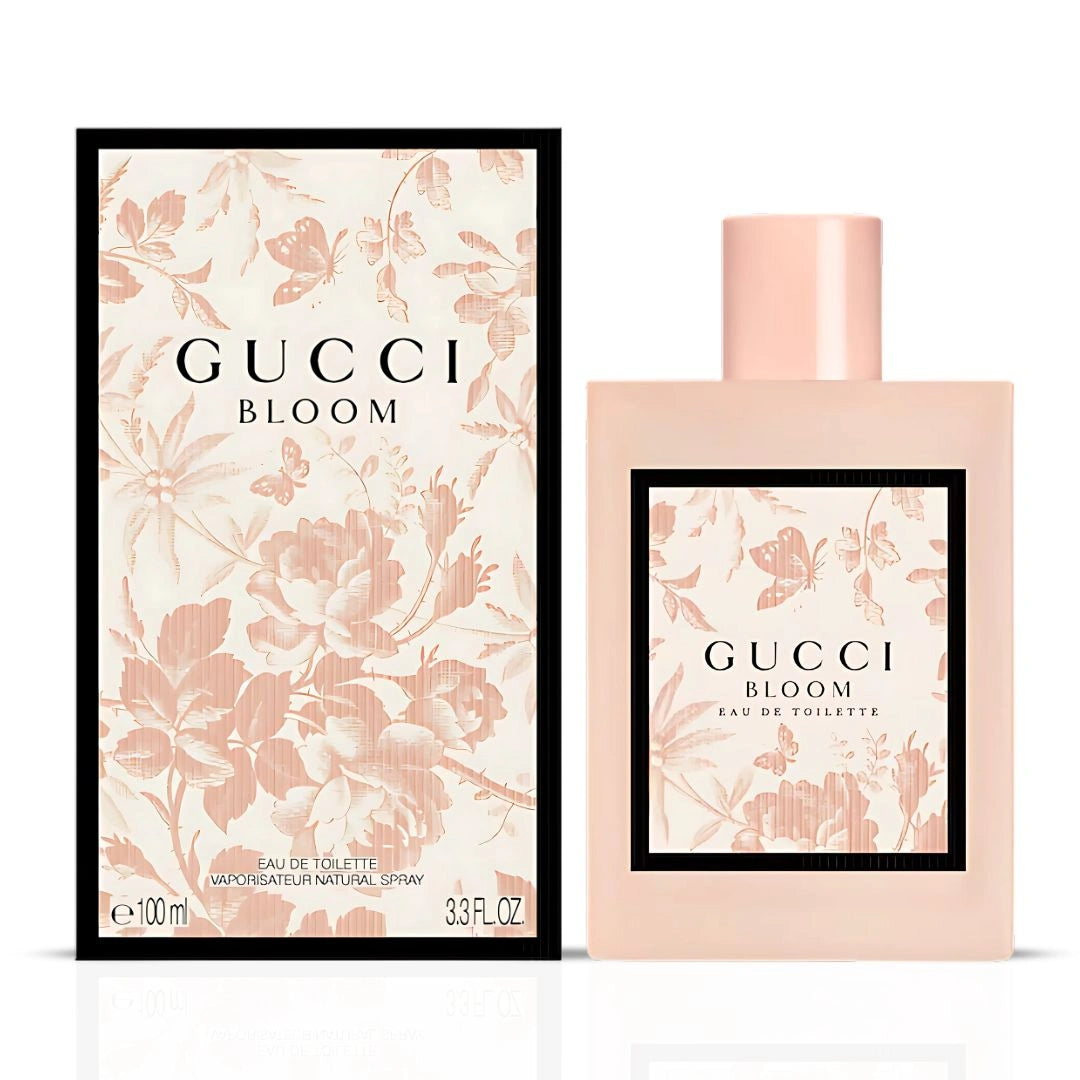 Gucci Bloom Eau de Toilette Spray 100ml (3.4 oz) | A Luminous Burst of Floral Radiance - Intense Oud