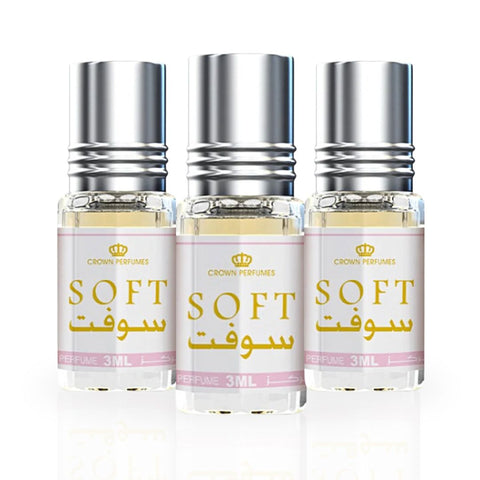 Soft 3ml Perfume Oil by Al Rehab (PACK OF 3) - Intense Oud