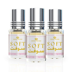 Soft 3ml Perfume Oil by Al Rehab (PACK OF 3) - Intense Oud